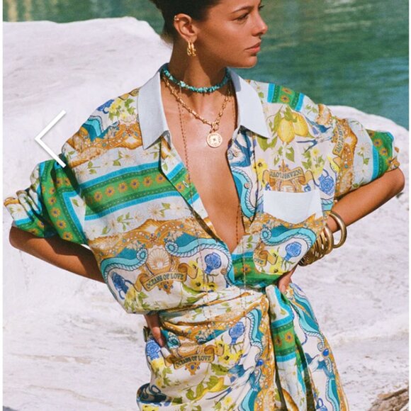 Spell NWOT Maddelina shirt, Small - Picture 3 of 5